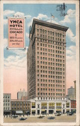 YMCA Hotel 822 S. Wabash Av 1800 rooms - 30 to 60 cents per day Chicago, IL Postcard Postcard Postcard