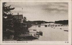 New Meadows Inn, New Meadows River Postcard