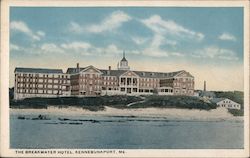 The Breakwater Hotel Kennebunkport, ME Postcard Postcard Postcard