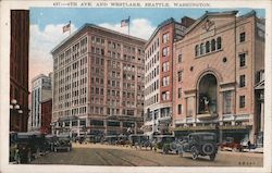 4th Ave. and Westlake Seattle, WA Postcard Postcard Postcard