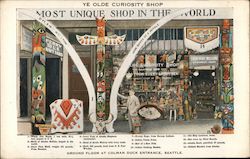 Ye Olde Curiosity Shop - Most Unique in the World Seattle, WA Postcard Postcard Postcard