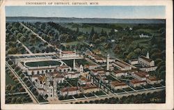 University of Detroit Postcard