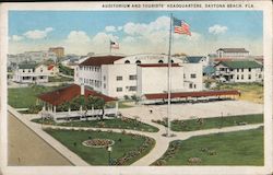 Auditorium and Tourists' Headquarters Daytona Beach, FL Postcard Postcard Postcard