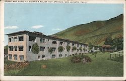 Annex and Patio at Gilman's Relief Hot Springs Postcard