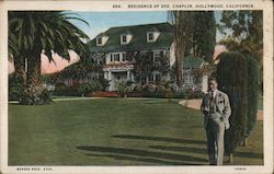 Residence of Syd Chaplin Postcard