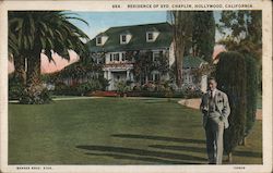 Residence of Syd Chaplin Postcard