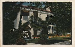 John Boles' Residence Hollywood, CA Postcard Postcard Postcard