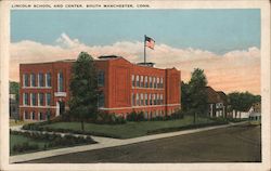 Lincoln School and Center Postcard