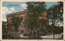 Eitel Hospital Minneapolis, MN Postcard Postcard Postcard