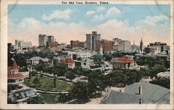 The Sky Line of Houston, TX Postcard