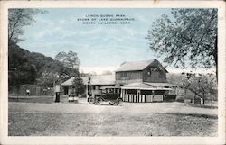 Lunch Quono Park, Shore of Lake Quonipaug North Guilford, CT Postcard Postcard Postcard