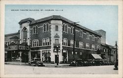 Arcade Theatre Building St. Charles, IL Postcard Postcard Postcard