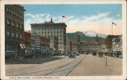 Pike's Peak Avenue Postcard