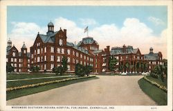 Woodmere Southern Indiana Hospital for Insane Postcard