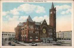 Union Station Indianapolis, IN Postcard Postcard Postcard