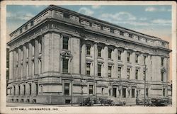 City Hall Indianapolis, IN Postcard Postcard Postcard