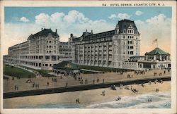 Hotel Dennis Atlantic City, NJ Postcard Postcard Postcard