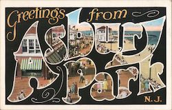 Greetings from Asbury Park, N.J. Postcard