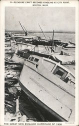The Great New England Hurricane of 1938 Postcard