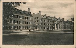 Massachusetts Row, Dartmouth College Postcard