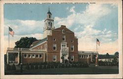 Massachusetts State Building - Eastern States Exposition Postcard