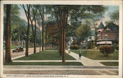 North Broadway, Looking North Postcard