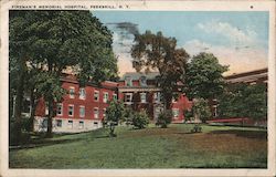 Fireman's Memorial Hospital Peekskill, NY Postcard Postcard Postcard