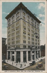 Chamber of Commerce & Metro Building Postcard
