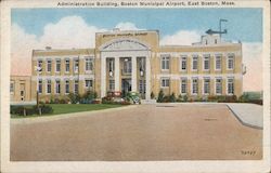 Administration Building, Boston Municipal Airport Massachusetts Postcard Postcard Postcard