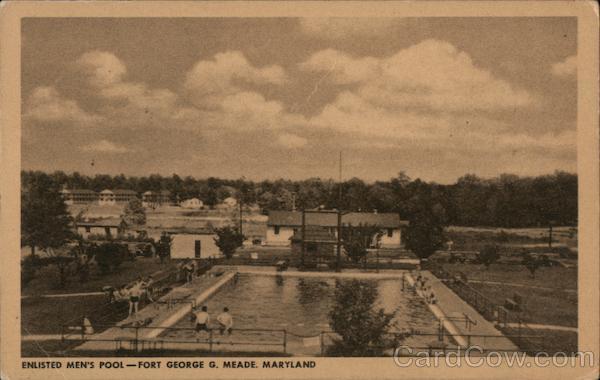 Enlisted Men's Pool Fort Meade Maryland