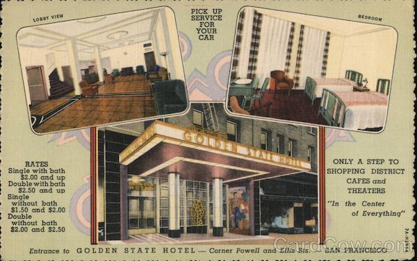 Golden State Hotel San Francisco California