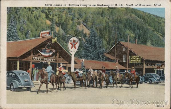 Karst Ranch in Gallatin Canyon on Highway U.S. 191 Bozeman Montana