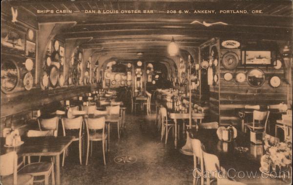 Ship's cabin - Dan & Louis Oyster Bar - 208 S.W. Ankeny Portland Oregon