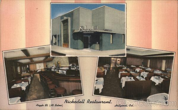 Nickodell Restuarant Hollywood California