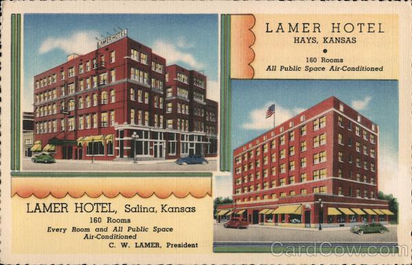 Lamer Hotel Hays/Salina Kansas
