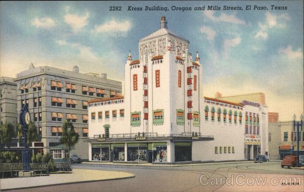 Kress Building, Oregon and Mills Streets El Paso Texas