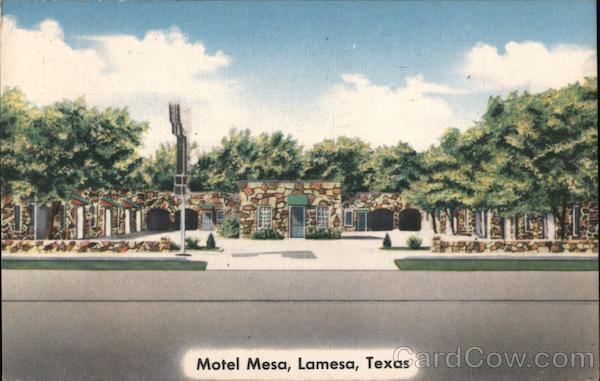 Motel Mesa Lamesa Texas