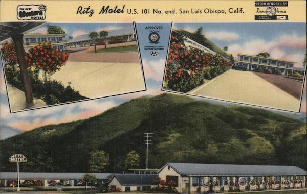 Ritz Motel - U.S. 101 No. end San Luis Obispo California