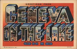 Greetings From Geneva-On-The-Lake Postcard