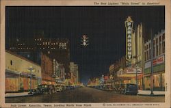 Polk Street, Looking North from Ninth Amarillo, TX Postcard Postcard Postcard