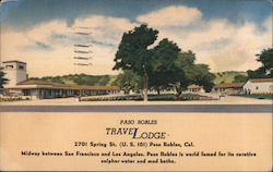 Paso Robles TraveLodge Postcard