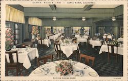 Santa Maria Inn - The Inn Dining Room Postcard