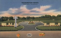 Washington Motel Postcard