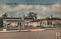 Stephen's Motor Hotel Postcard