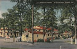 Reception Center, Fort McPherson Postcard