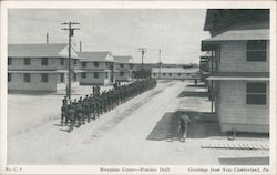 Reception Center - Practice Drill Postcard