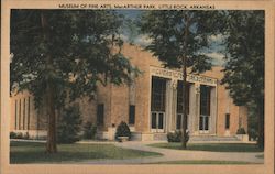 Museum of Fine Arts - MacArthur Park Little Rock, AR Postcard Postcard Postcard