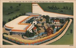 The Firestone Tire and Rubber Company Building - New York World's Fair 1939 Postcard