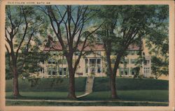 Old Folks Home Bath, ME Postcard Postcard Postcard