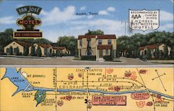 San Jose Motel Austin, TX Postcard Postcard Postcard